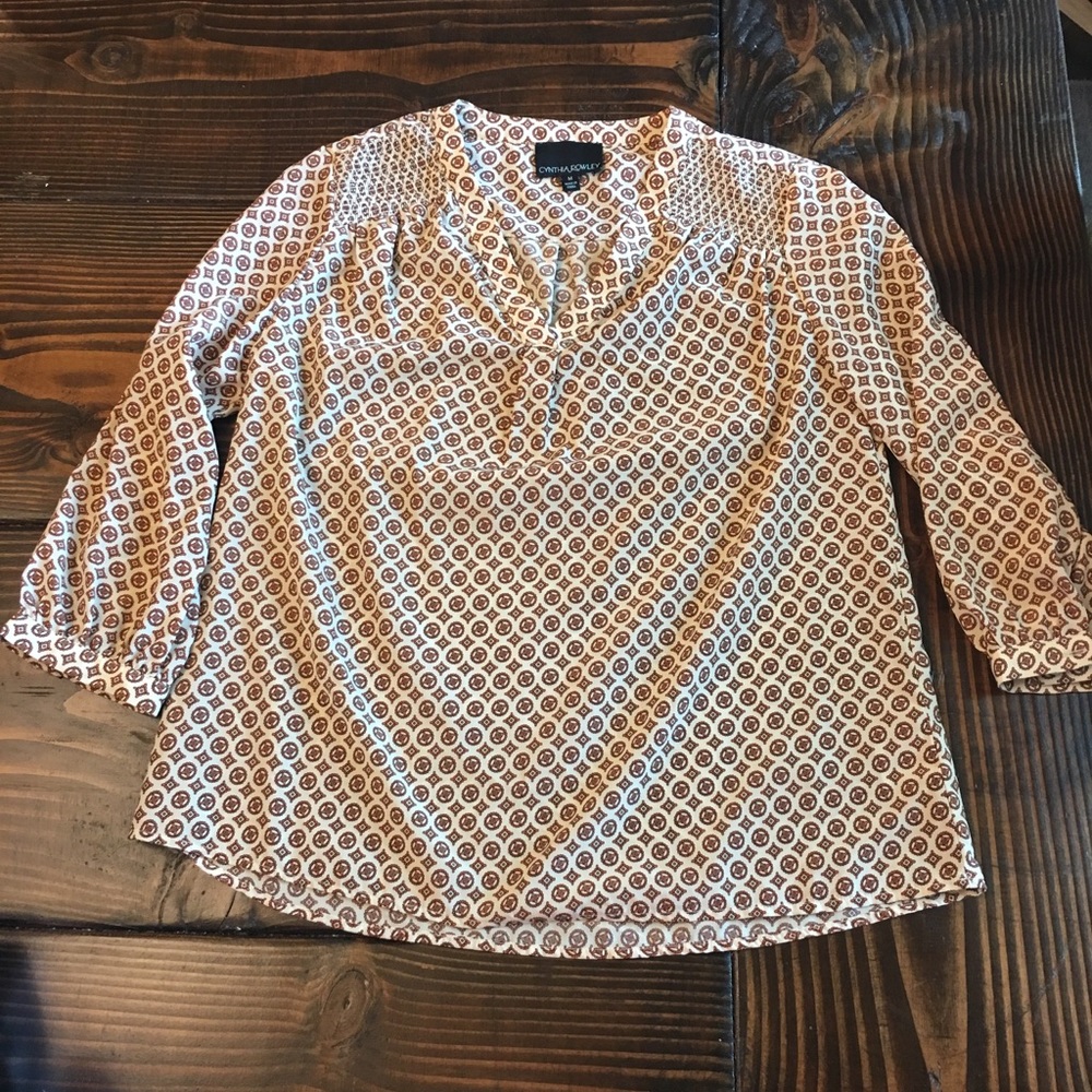 Cynthia Rowley Long Sleeve Blouse